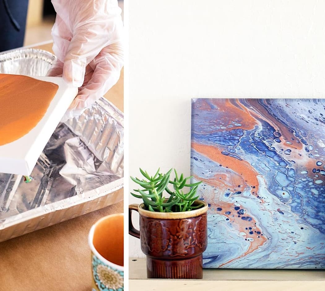 Acrylic Pour Painting Workshop 1